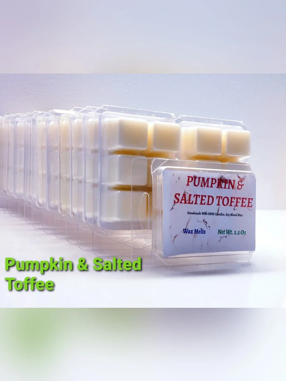 PUMPKIN & SALTED TOFFEE -Bath & Body Works Candle Wax Melts- $8 per pack